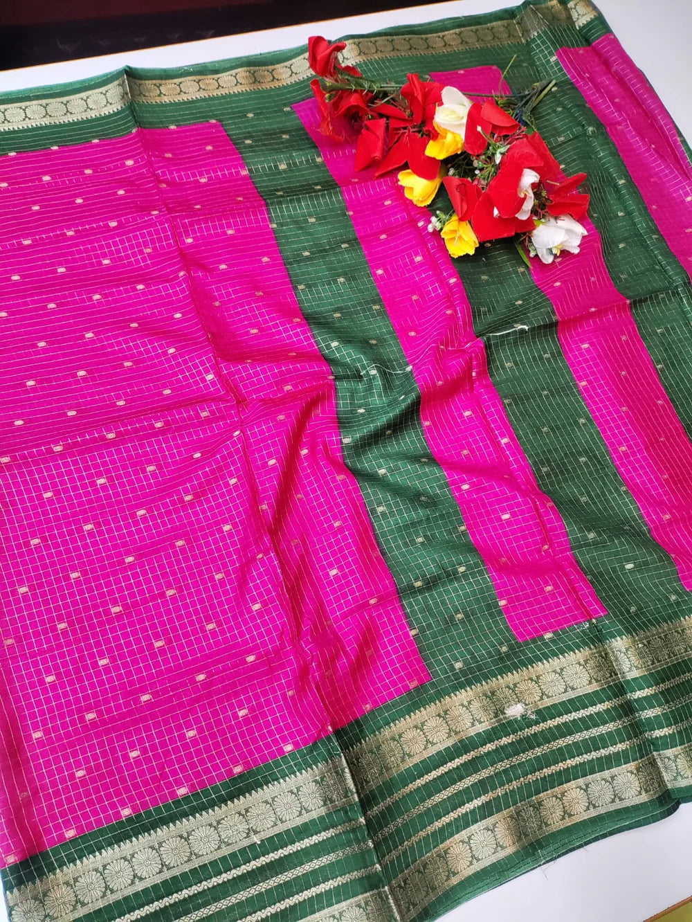 Varanasi Mysore Crepe Silk - MS002