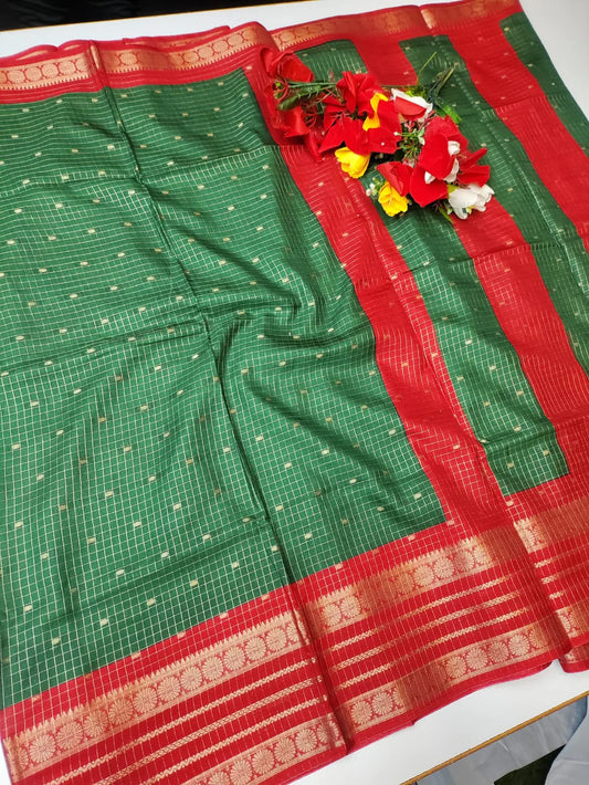 Varanasi Mysore Crepe Silk - MS001